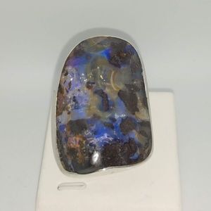 Charles Albert Boulder Opal Ring